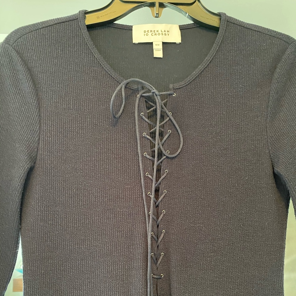 Derek Lam short sleeve calf length dress